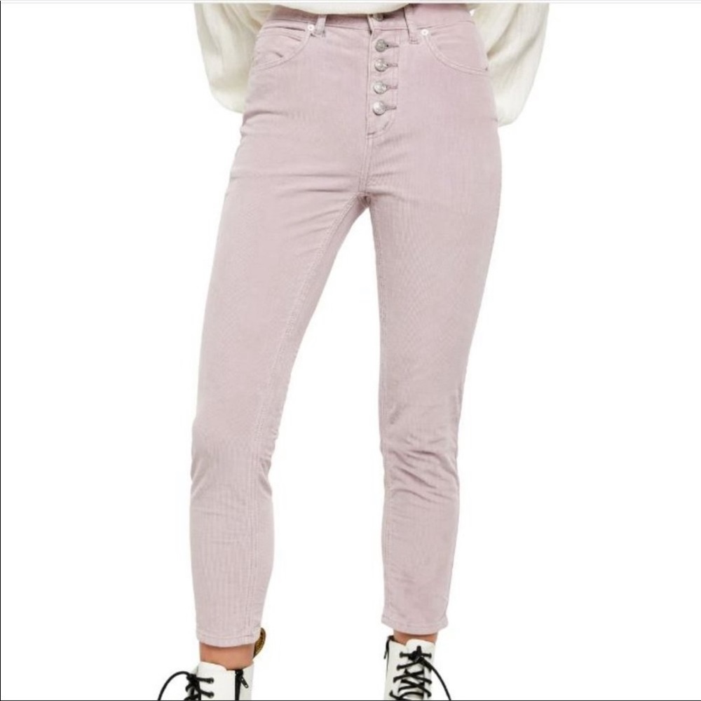 High waist Free People Skinny corduroy pant